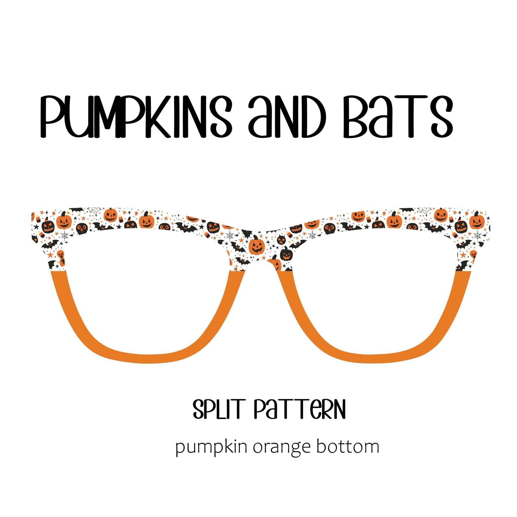 PUMPKINS and BATS Eyewear Toppers, comes with N52 magnets
