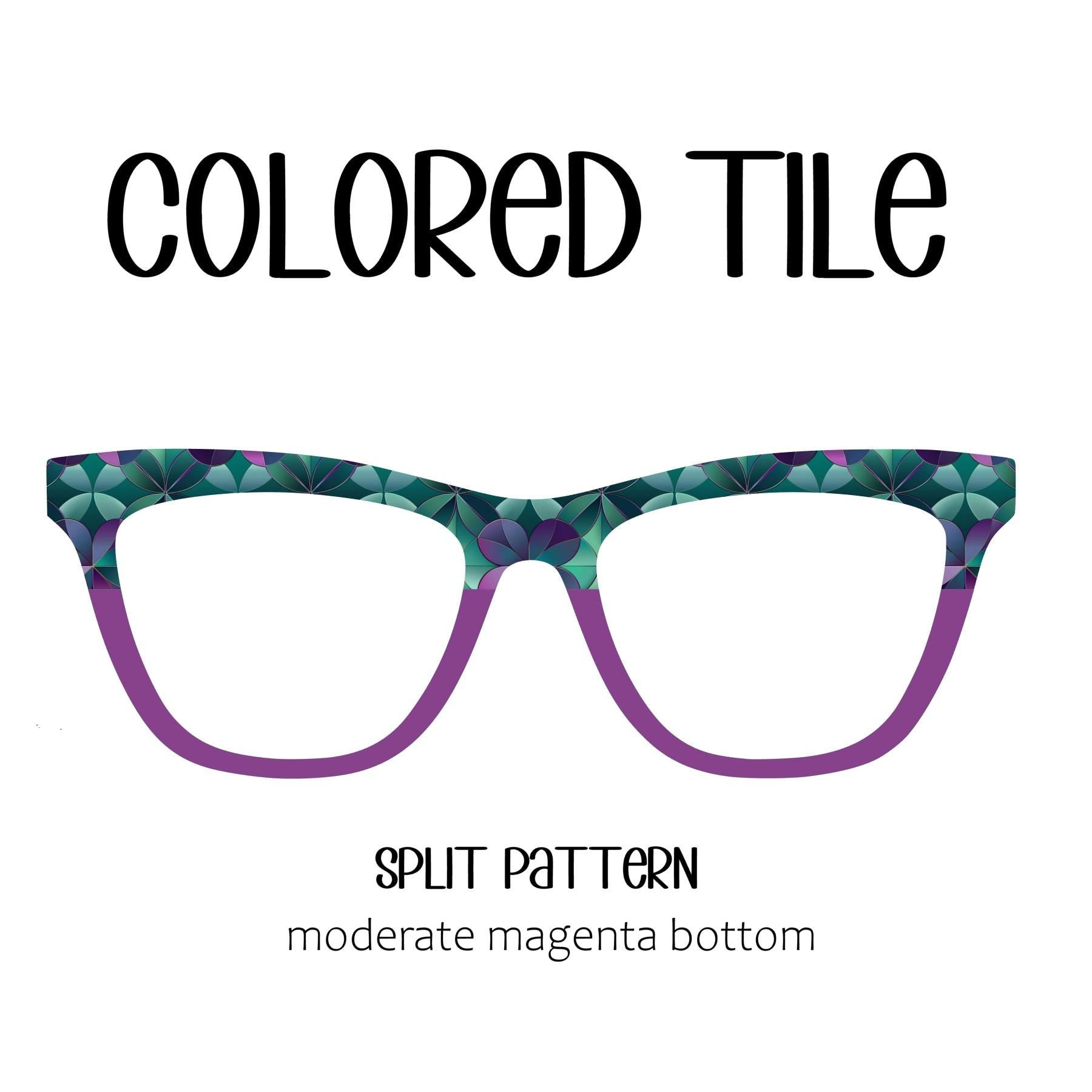 COLORED TILE Eyewear Toppers, comes with N52 magnets