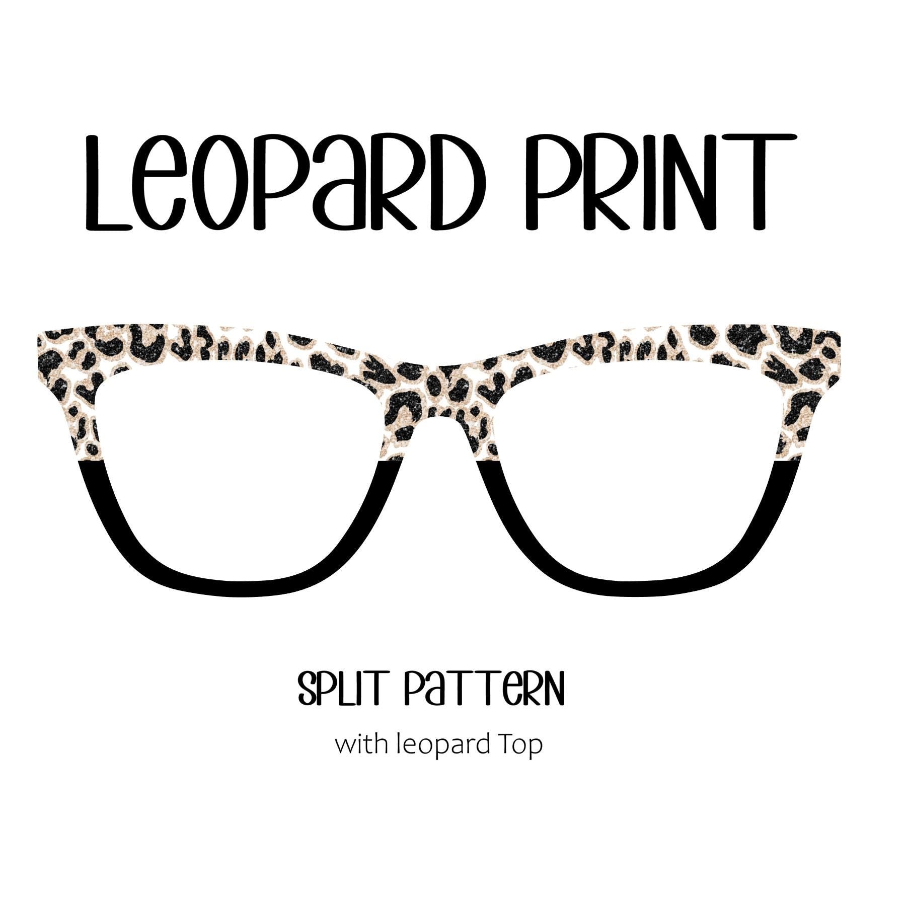 LEOPARD PRINT Eyewear Toppers, comes with N52 magnets