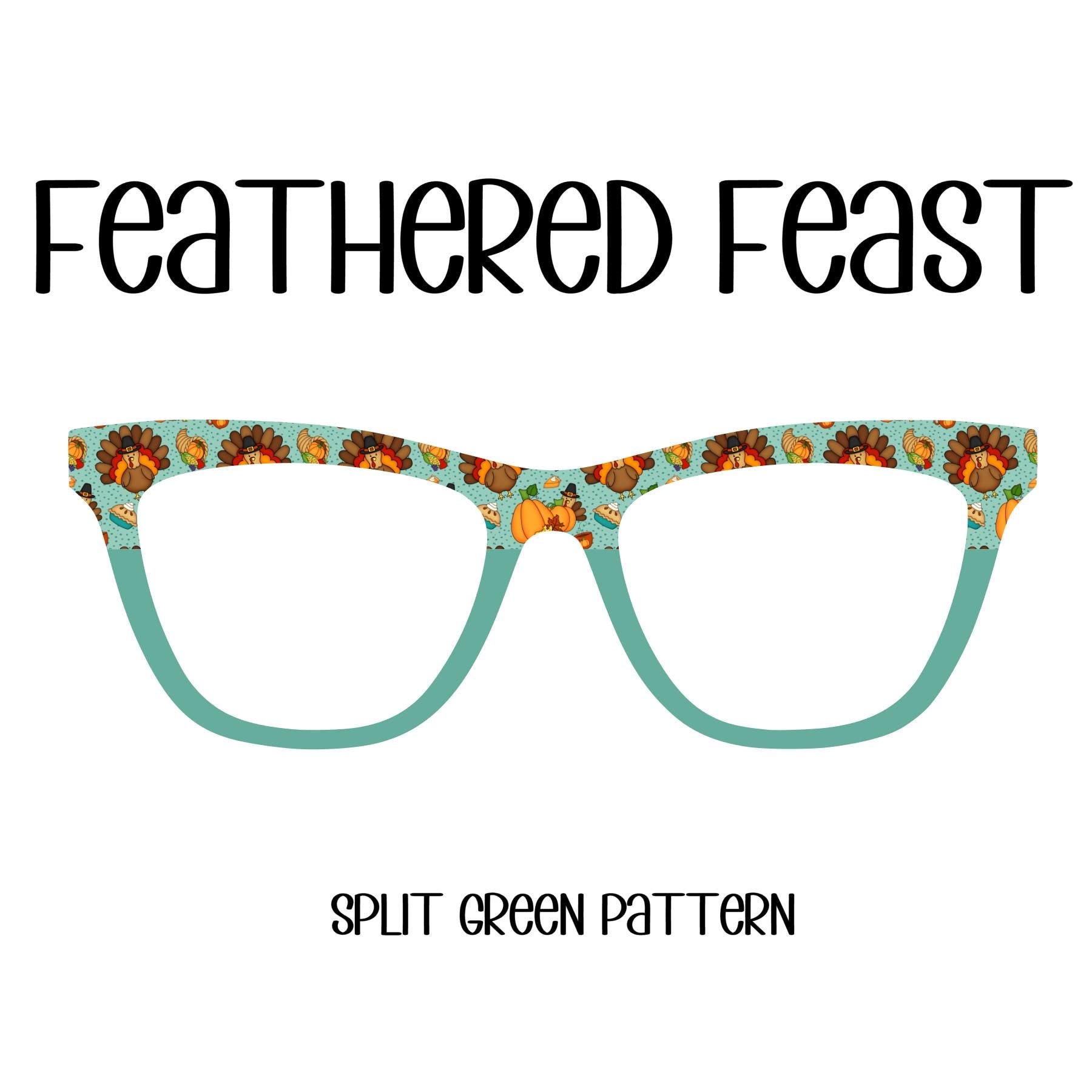 FEATHERED FEAST Eyewear Toppers, comes with N52 magnets