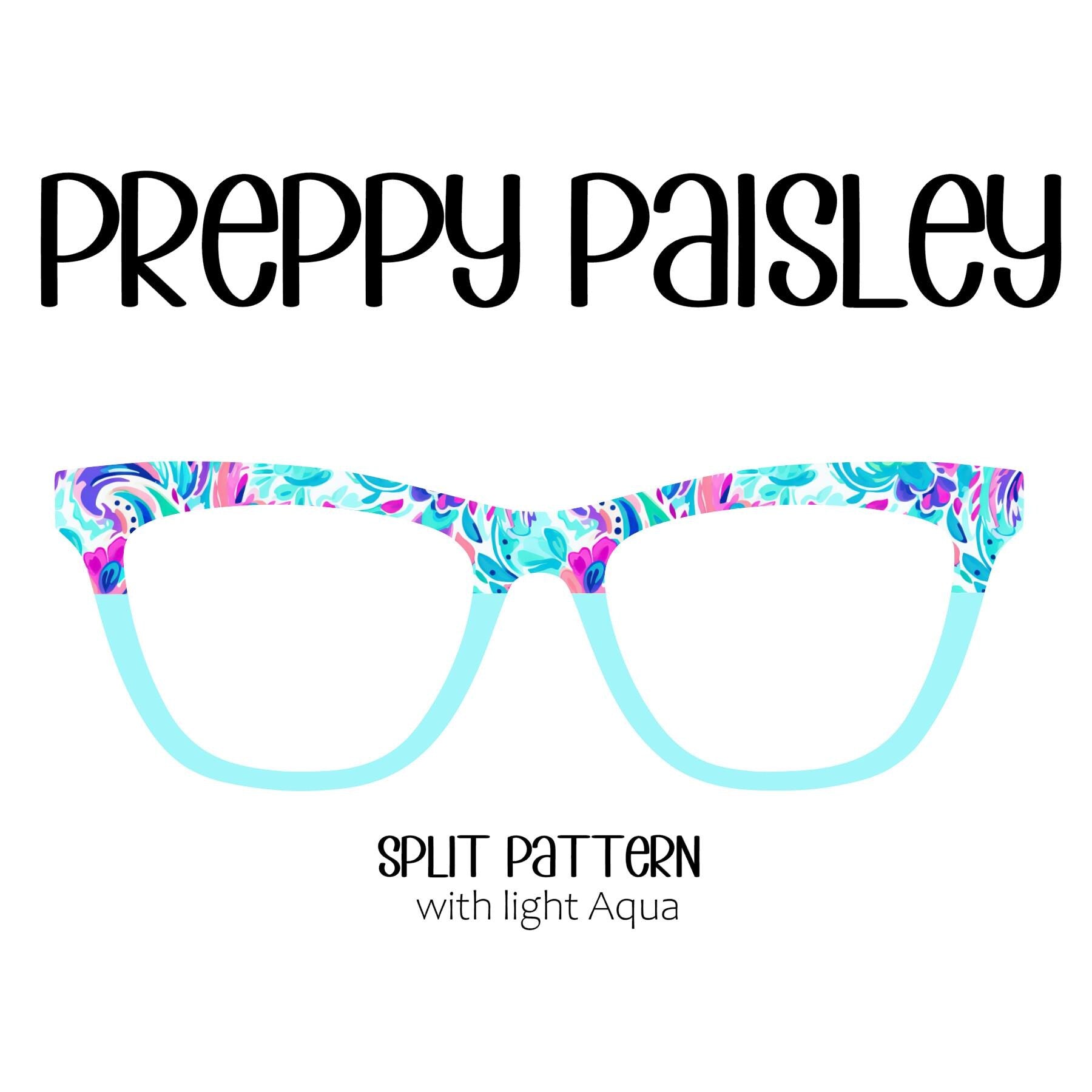 PREPPY PAISLEY Eyewear Toppers, comes with N52 magnets