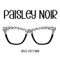 PAISLEY NOIR Eyewear Toppers, comes with N52 magnets