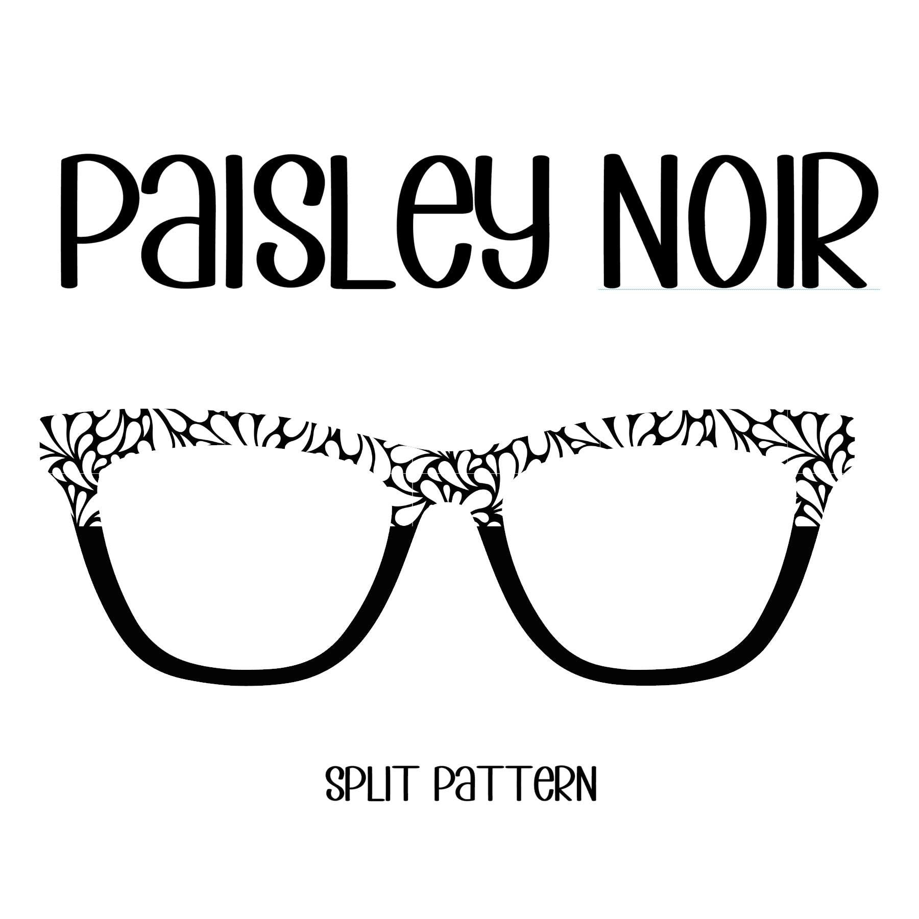 PAISLEY NOIR Eyewear Toppers, comes with N52 magnets