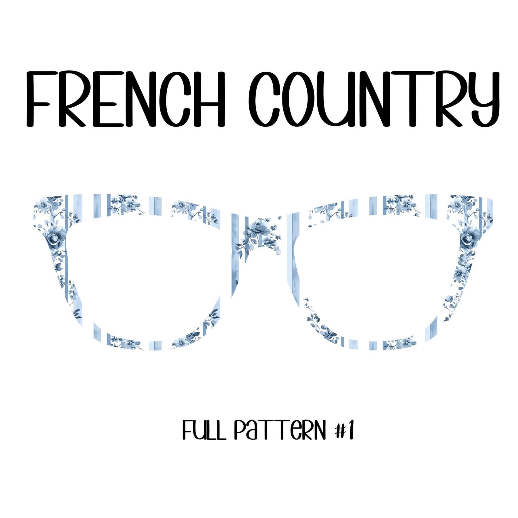 FRENCH COUNTRY - Choose Design 1 or 2 Eyewear Toppers, comes with N52 magnets