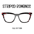 STRIPED ROMANCE Eyewear Toppers, comes with N52 magnets