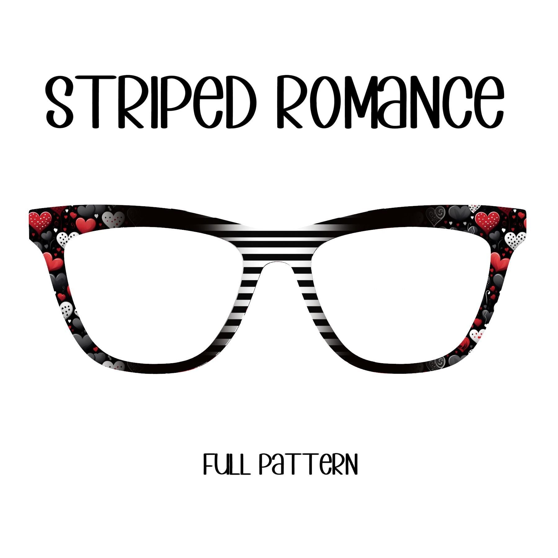 STRIPED ROMANCE Eyewear Toppers, comes with N52 magnets