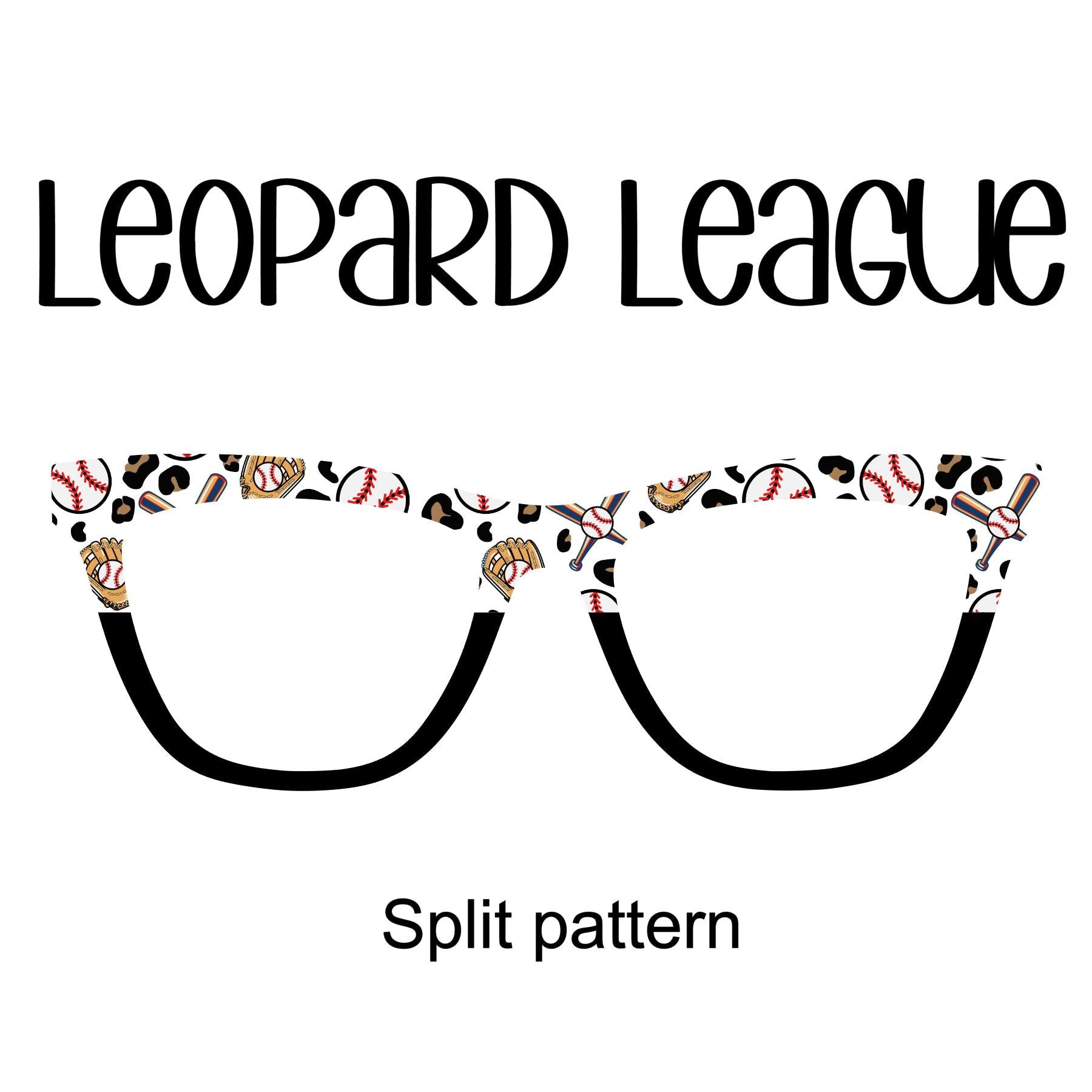 LEOPARD LEAGUE Eyewear Toppers, comes with N52 magnets