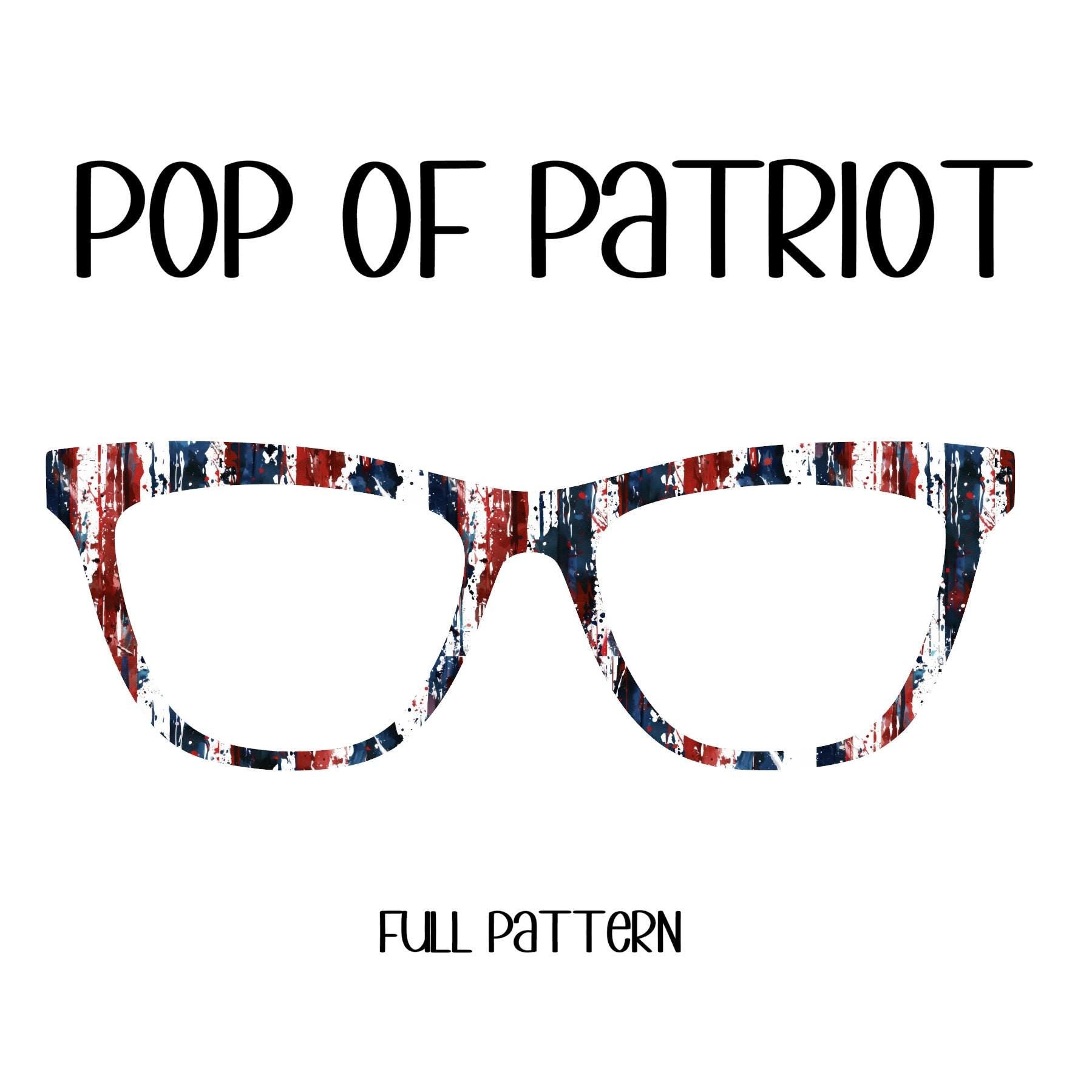 POP OF PATRIOT Eyewear Toppers, comes with N52 magnets