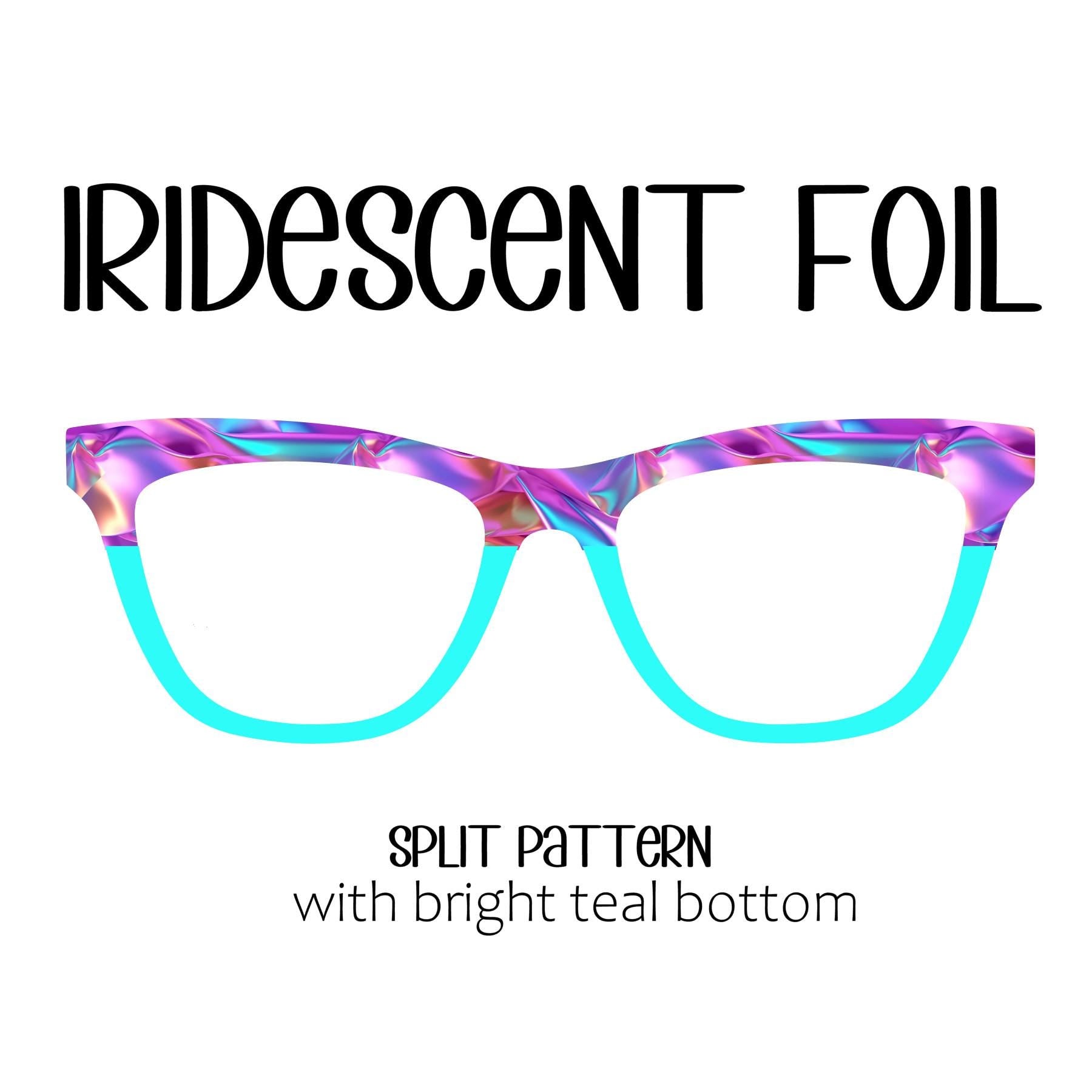 IRIDESCENT FOIL Eyewear Toppers, comes with N52 magnets