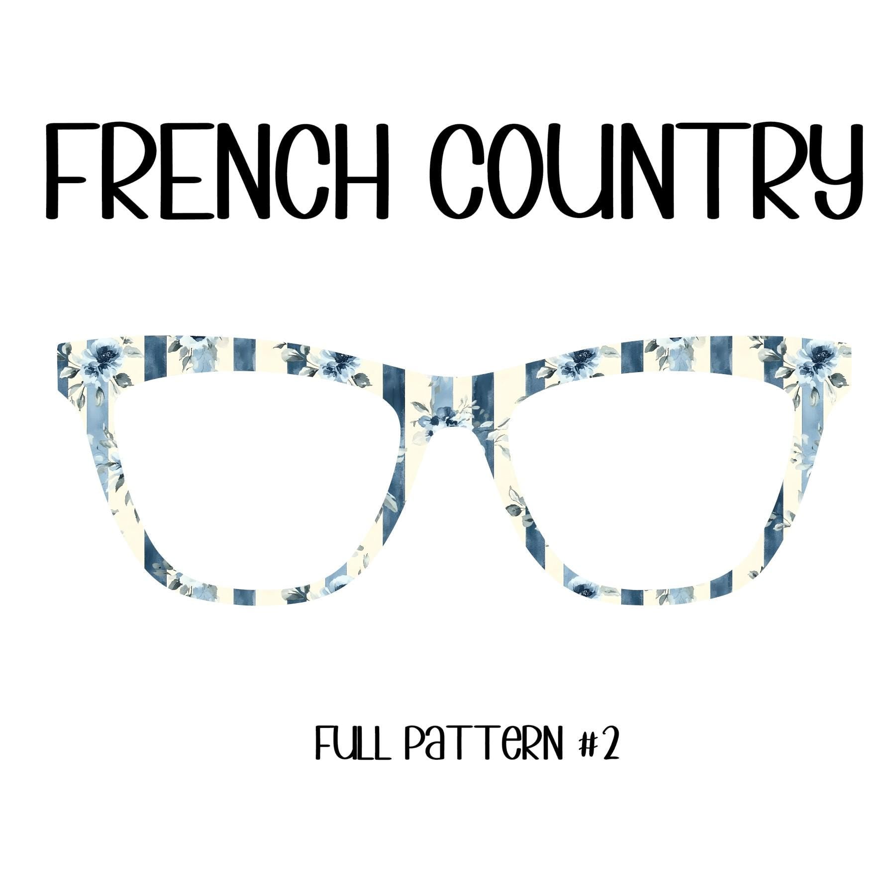 FRENCH COUNTRY - Choose Design 1 or 2 Eyewear Toppers, comes with N52 magnets