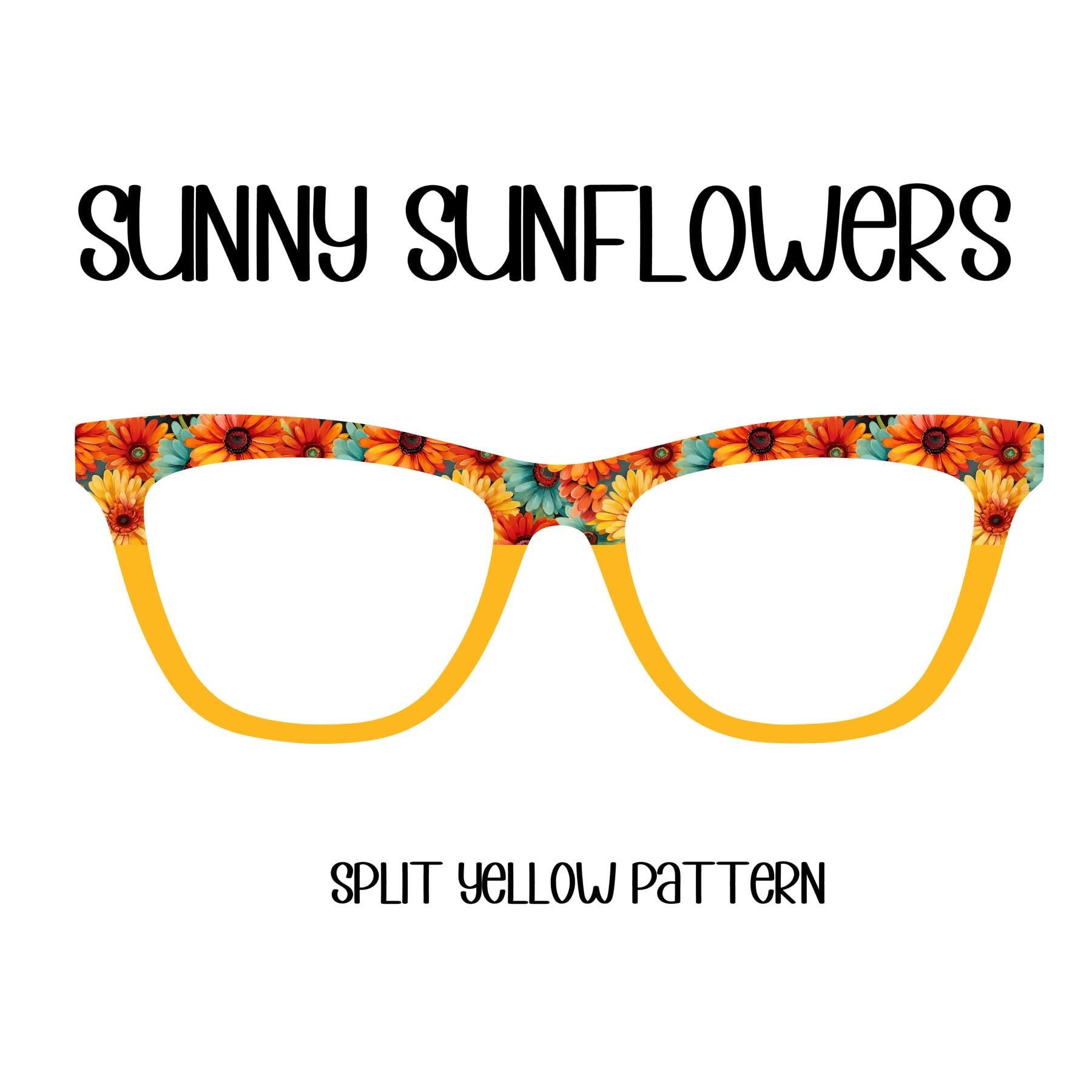 SUNNY SUNFLOWERS Eyewear Toppers, comes with N52 magnets