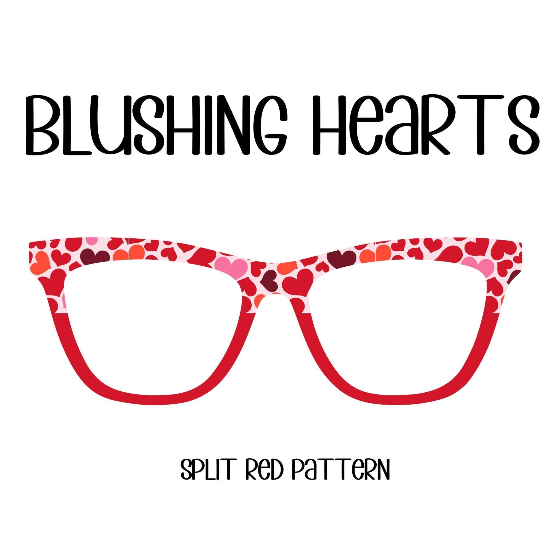 BLUSHING HEARTS Eyewear Toppers, comes with N52 magnets