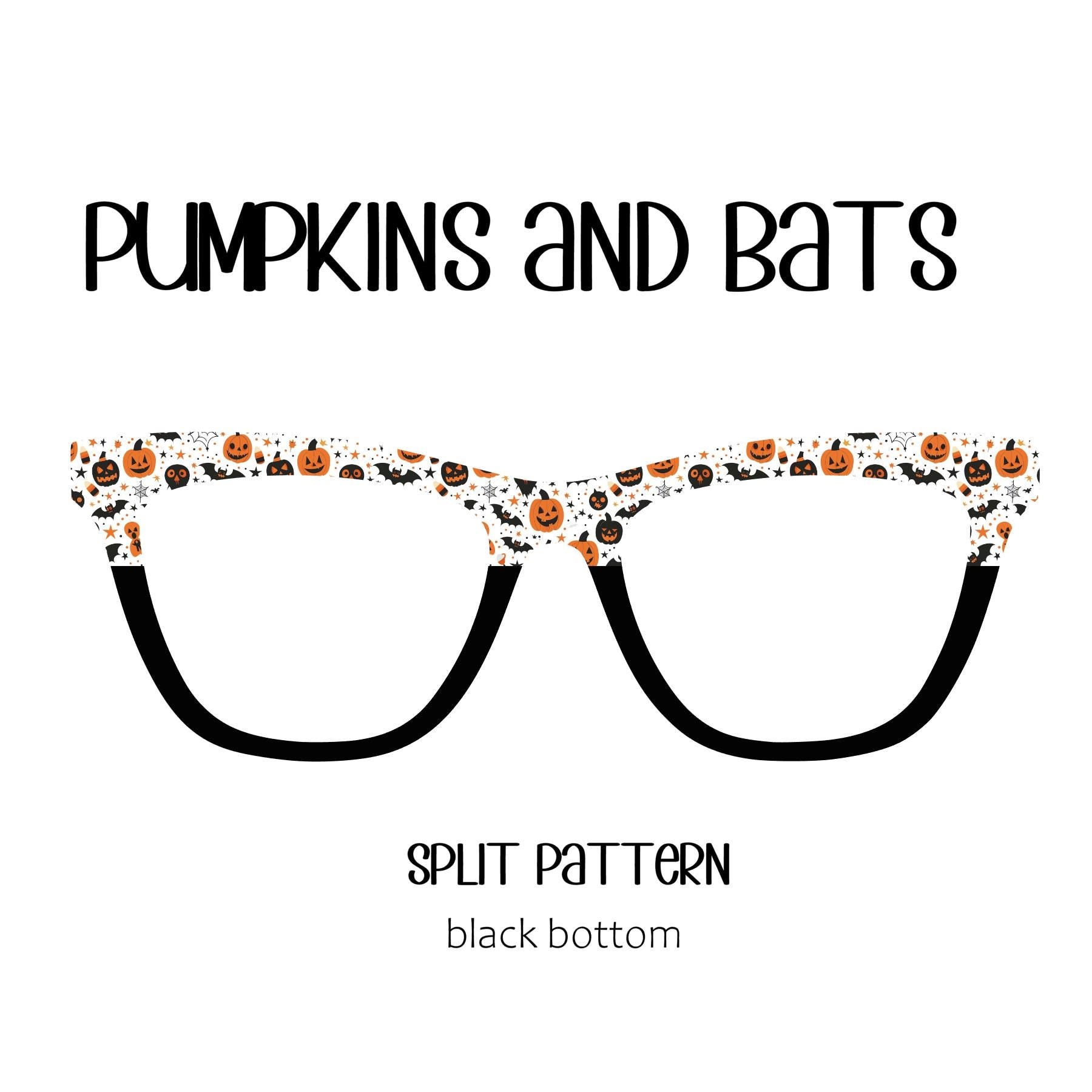 PUMPKINS and BATS Eyewear Toppers, comes with N52 magnets