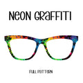 NEON GRAFFITI Eyewear Toppers, comes with N52 magnets