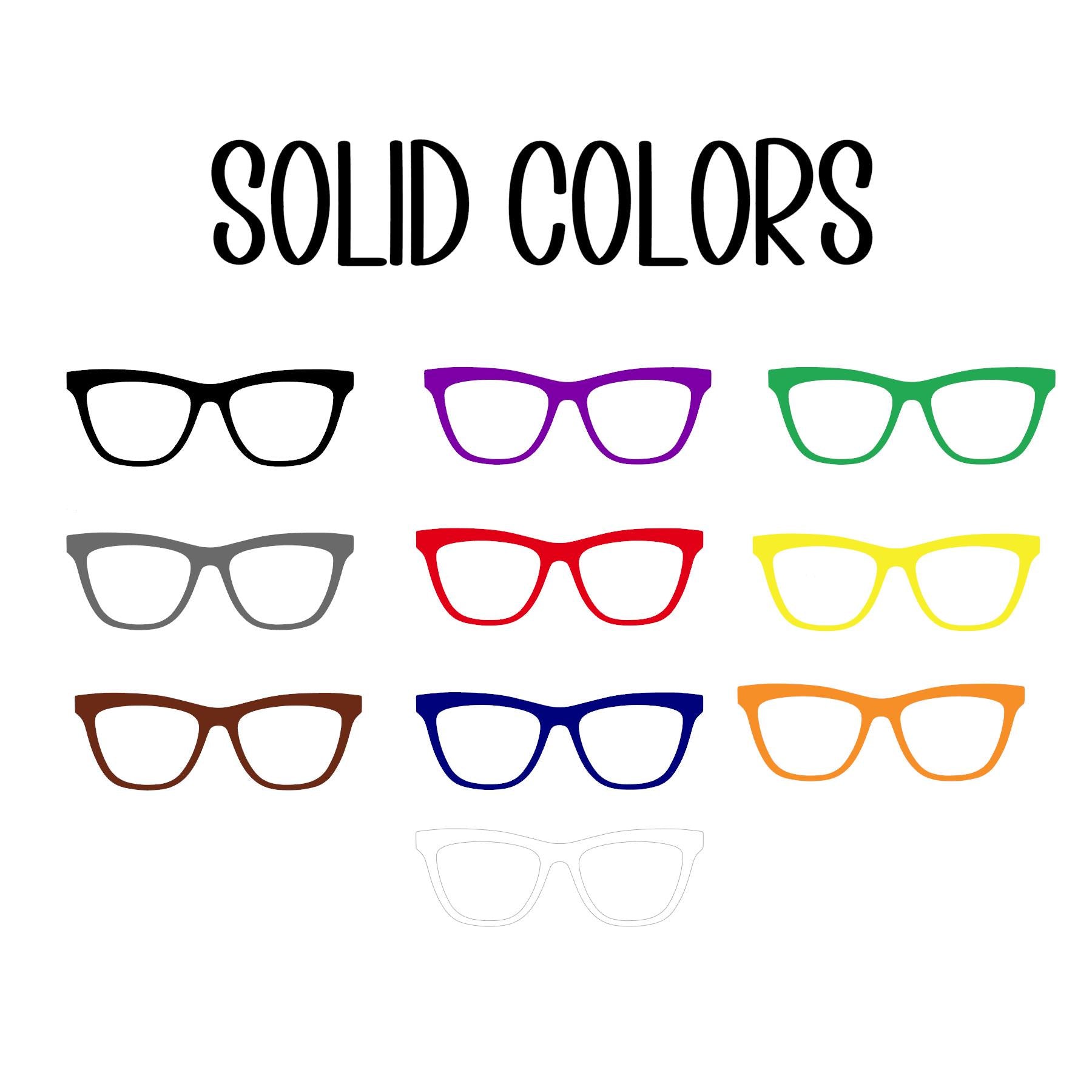 SOLID COLORS Eyewear Toppers, Choose color needed! Comes with N52 magnets