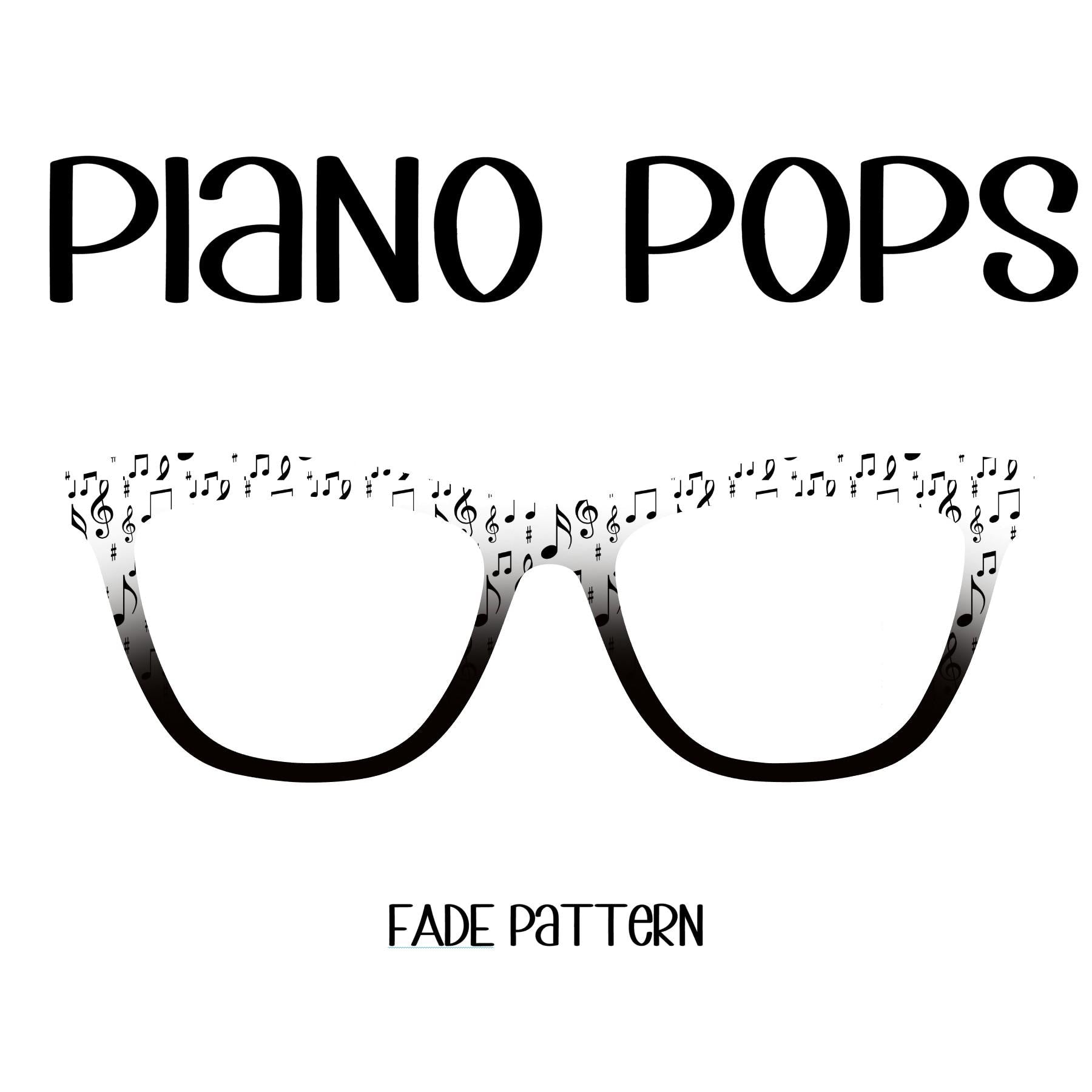 PIANO POPS Eyewear Toppers, comes with N52 magnet
