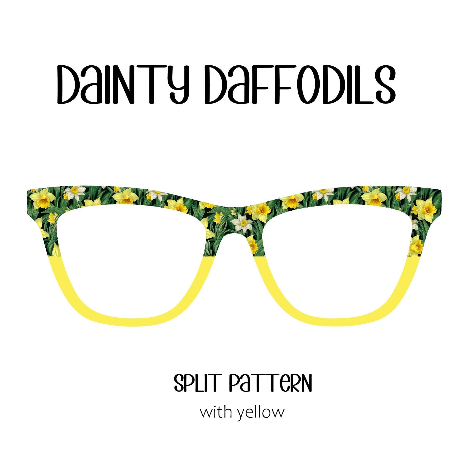 DAINTY DAFFODILS Horizontal Gradient Eyewear Topper, comes with N52 magnet