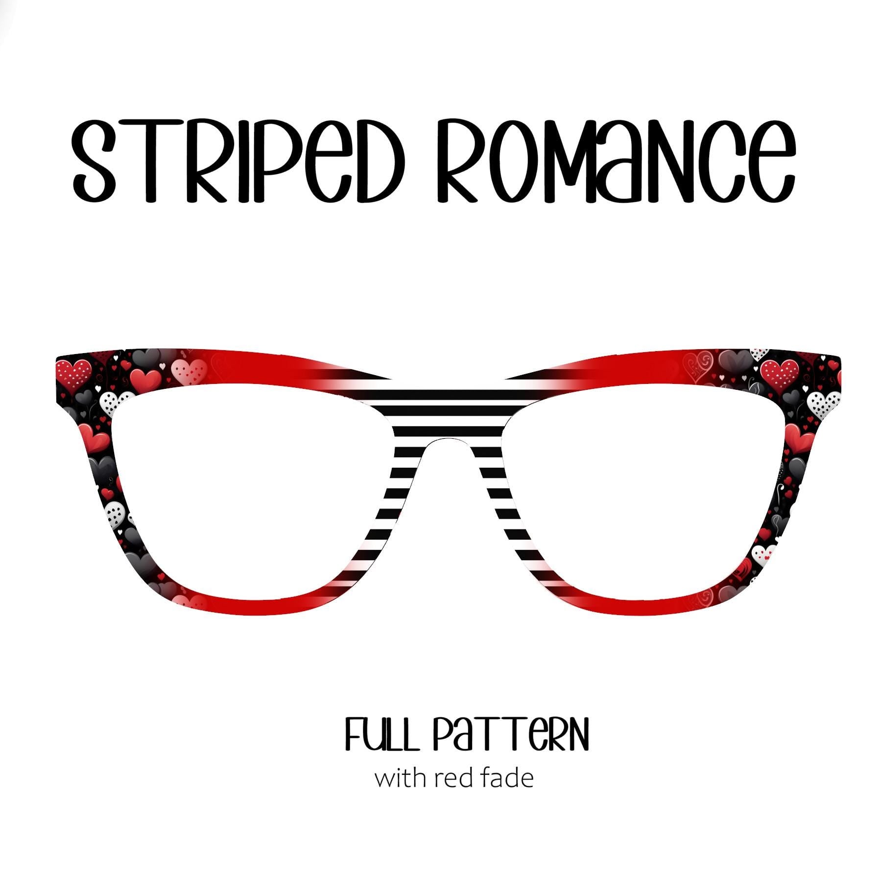 STRIPED ROMANCE Eyewear Toppers, comes with N52 magnets