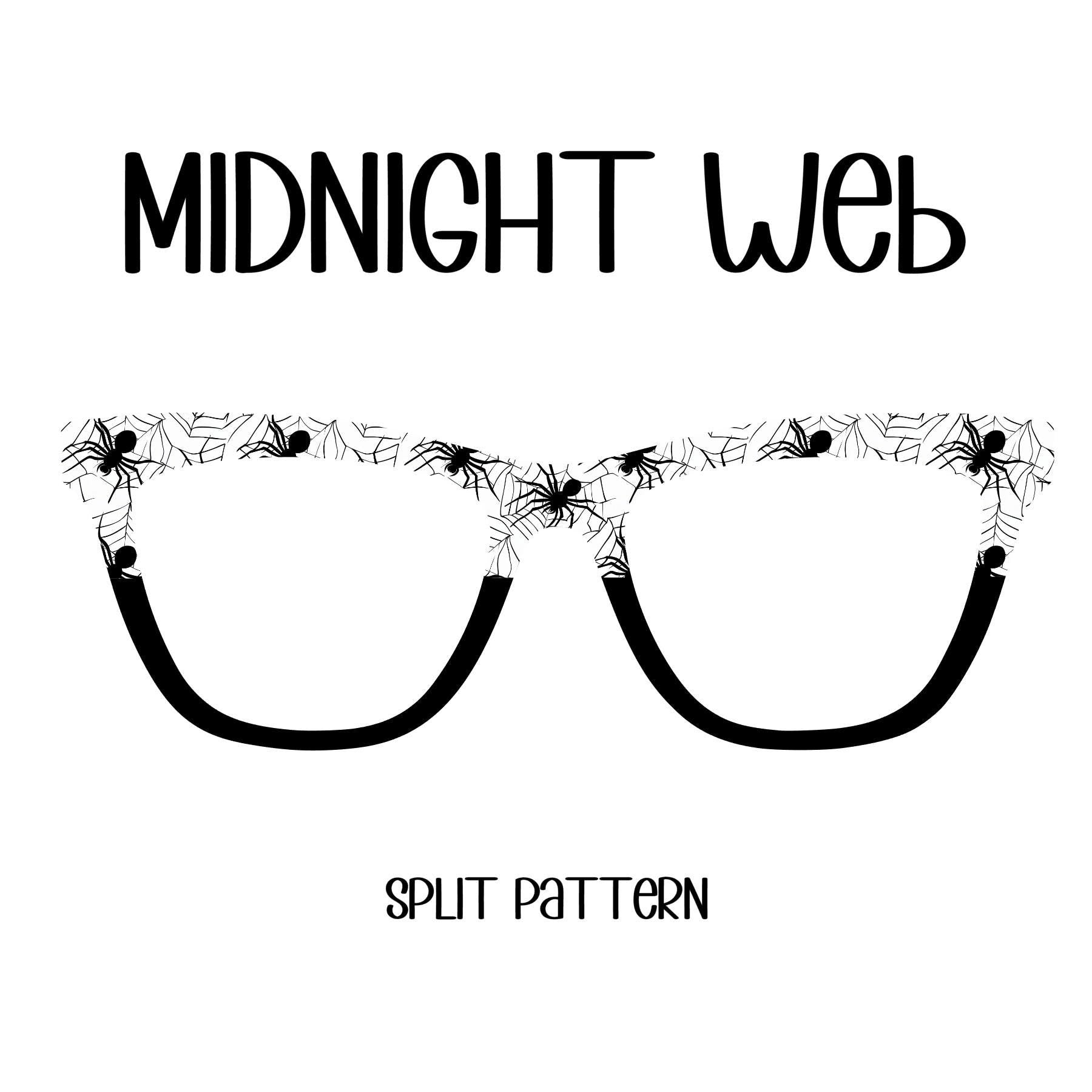 MIDNIGHT WEB Eyewear Toppers, comes with N52 magnets