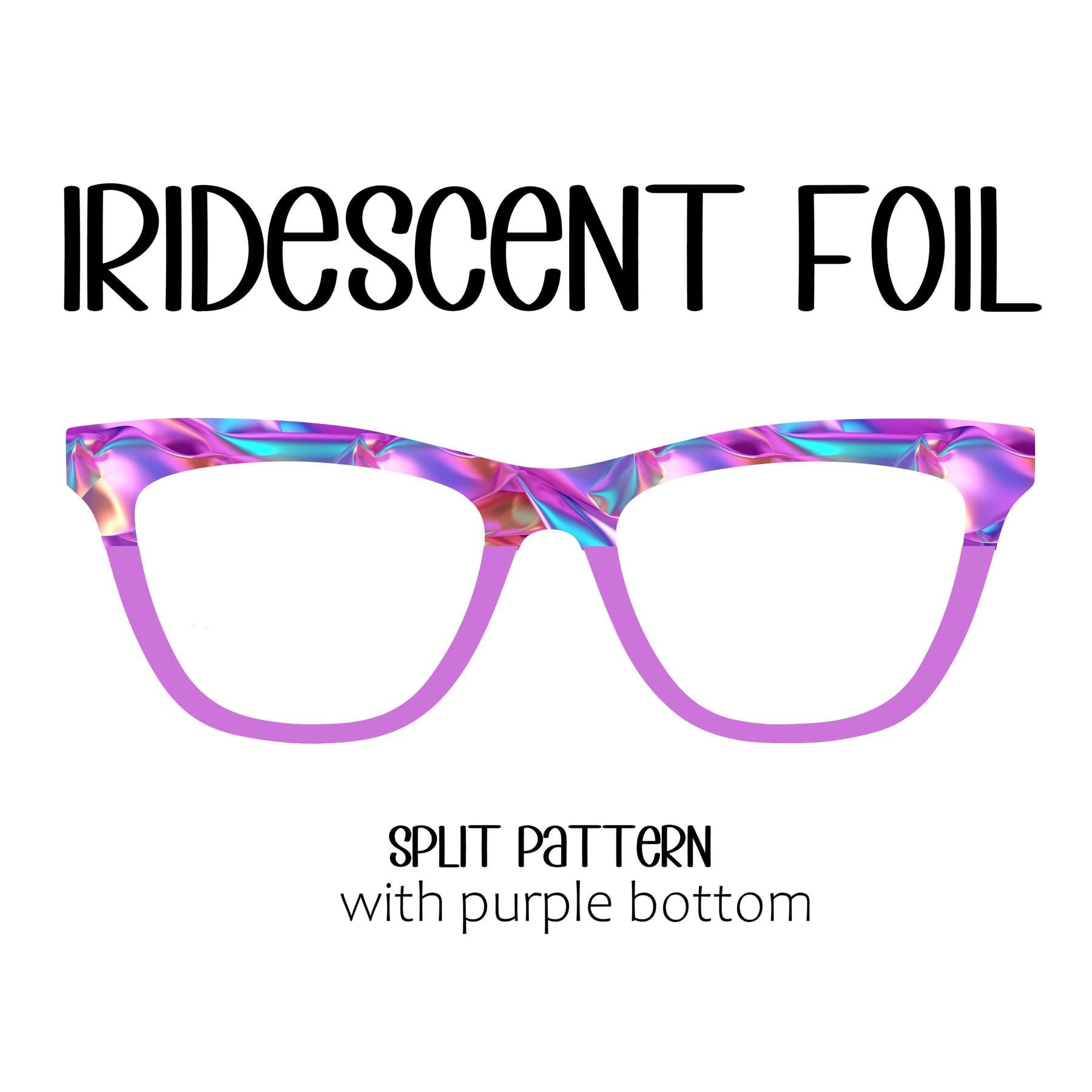 IRIDESCENT FOIL Eyewear Toppers, comes with N52 magnets