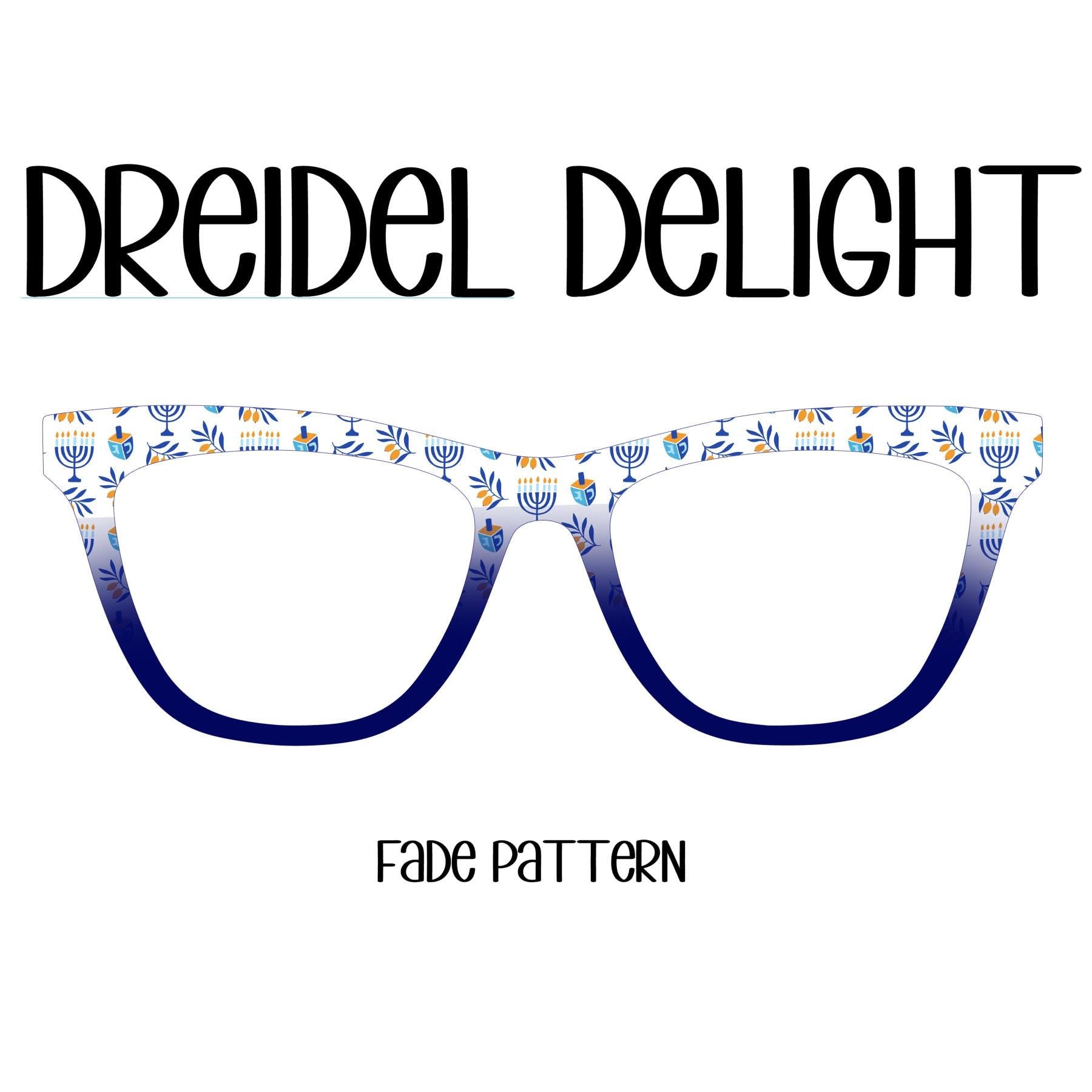 DREIDEL DELIGHT Eyewear Toppers, comes with N52 magnets