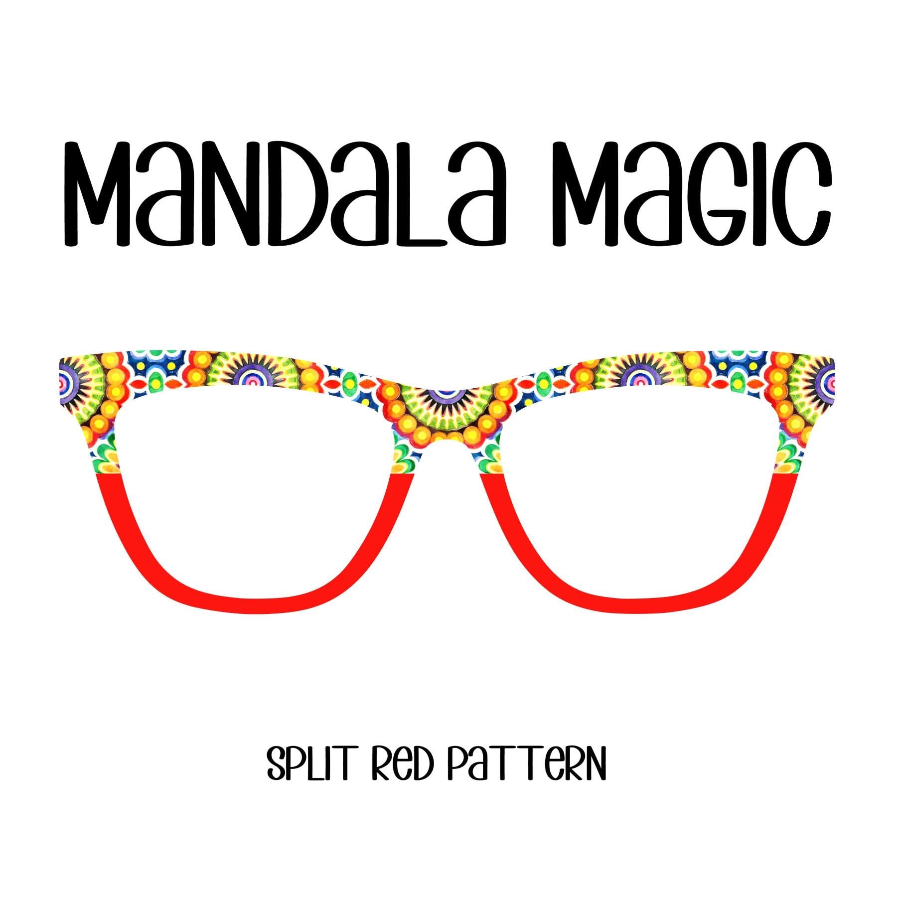 MANDALA MAGIC Swirls Eyewear Toppers, comes with n52 magnetss