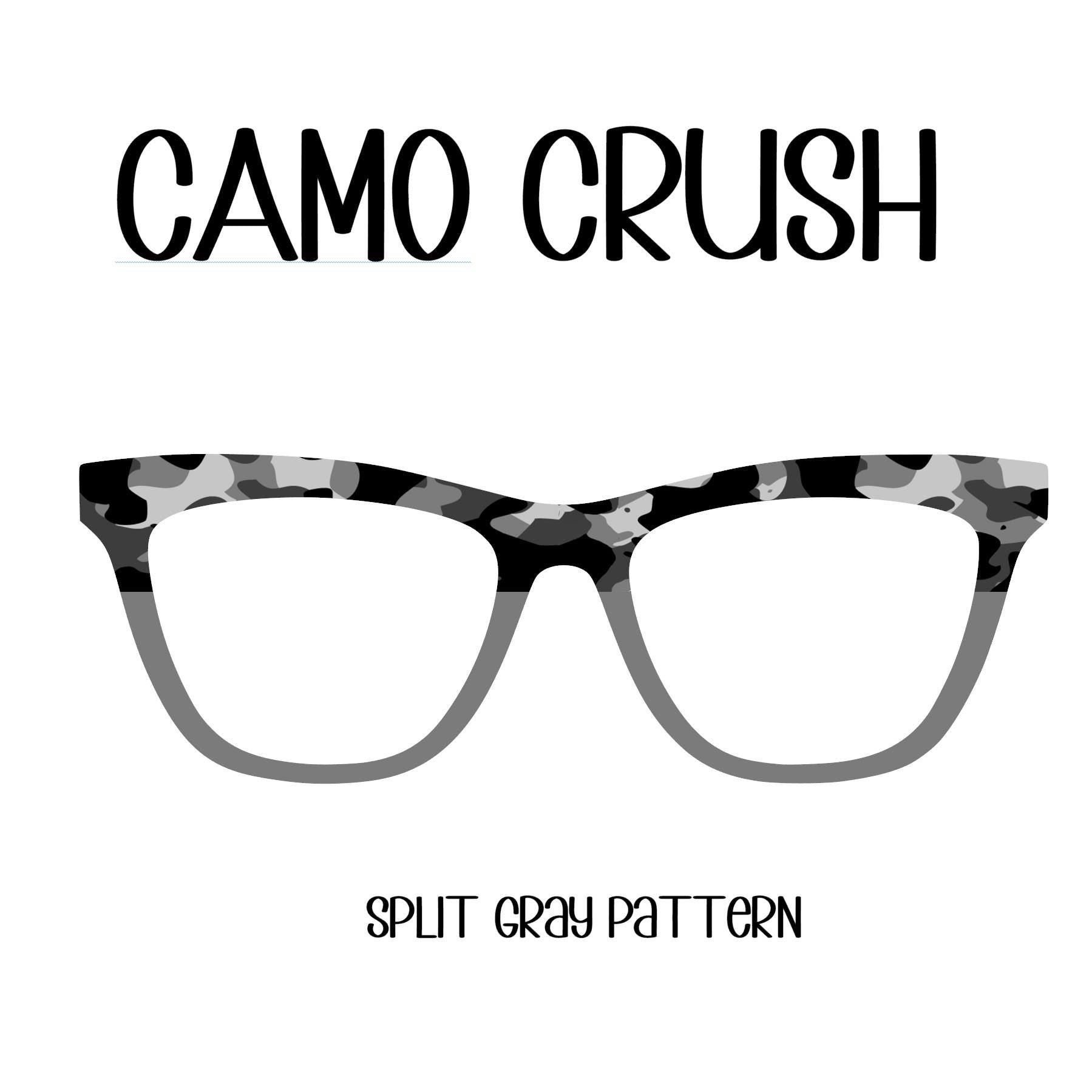 CAMO CRUSH Eyewear Toppers, comes with N52 magnets