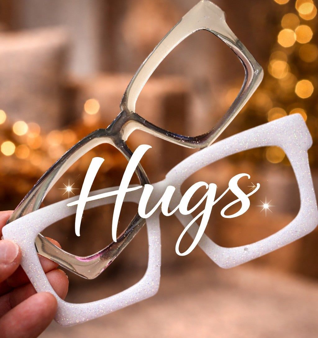 HUGS eyeglass toppers with N52 magnets attached