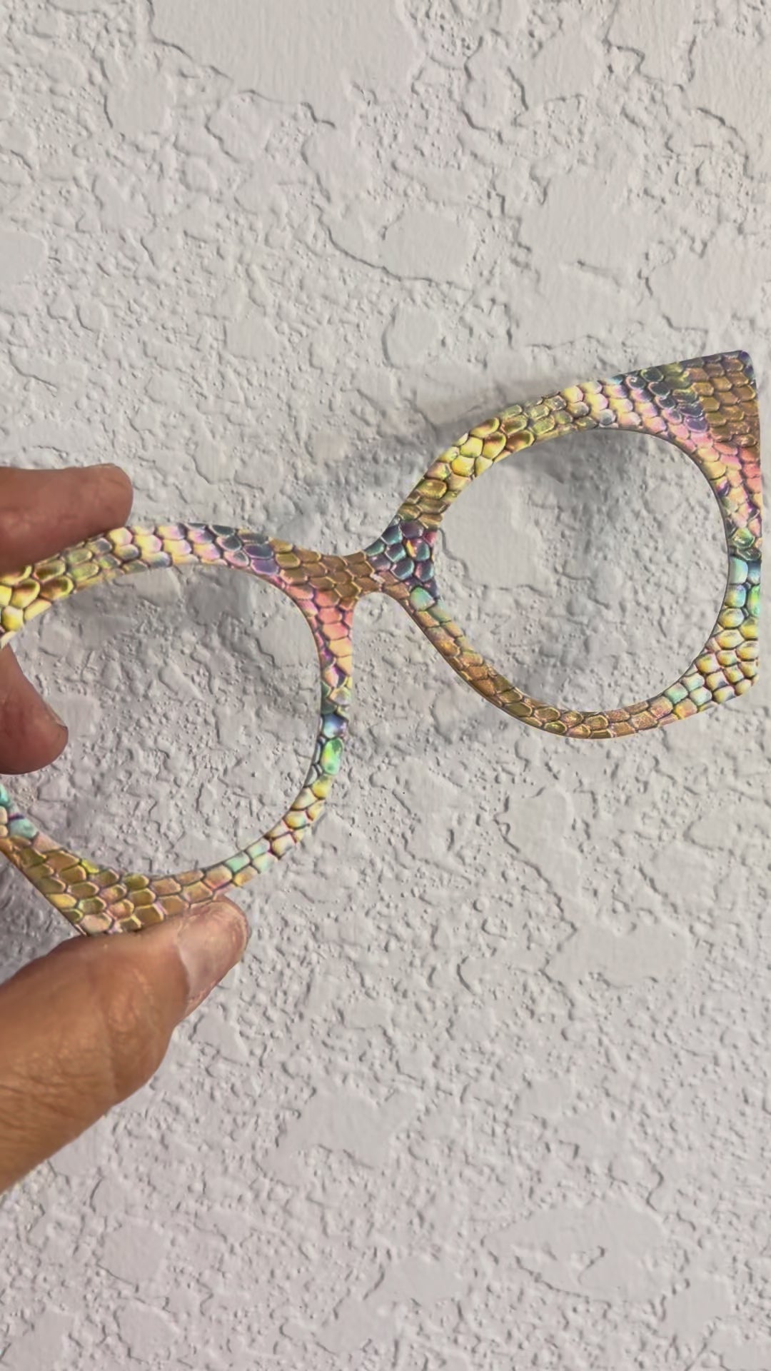 SNAKESKIN Eyewear Texturized Toppers, comes with N52 magnets attached