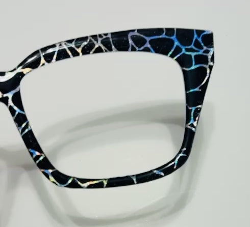 CHROMA NOIR: GLAMOUR AND GLITZ COLLECTION Eyewear Toppers, comes with N52 magnets