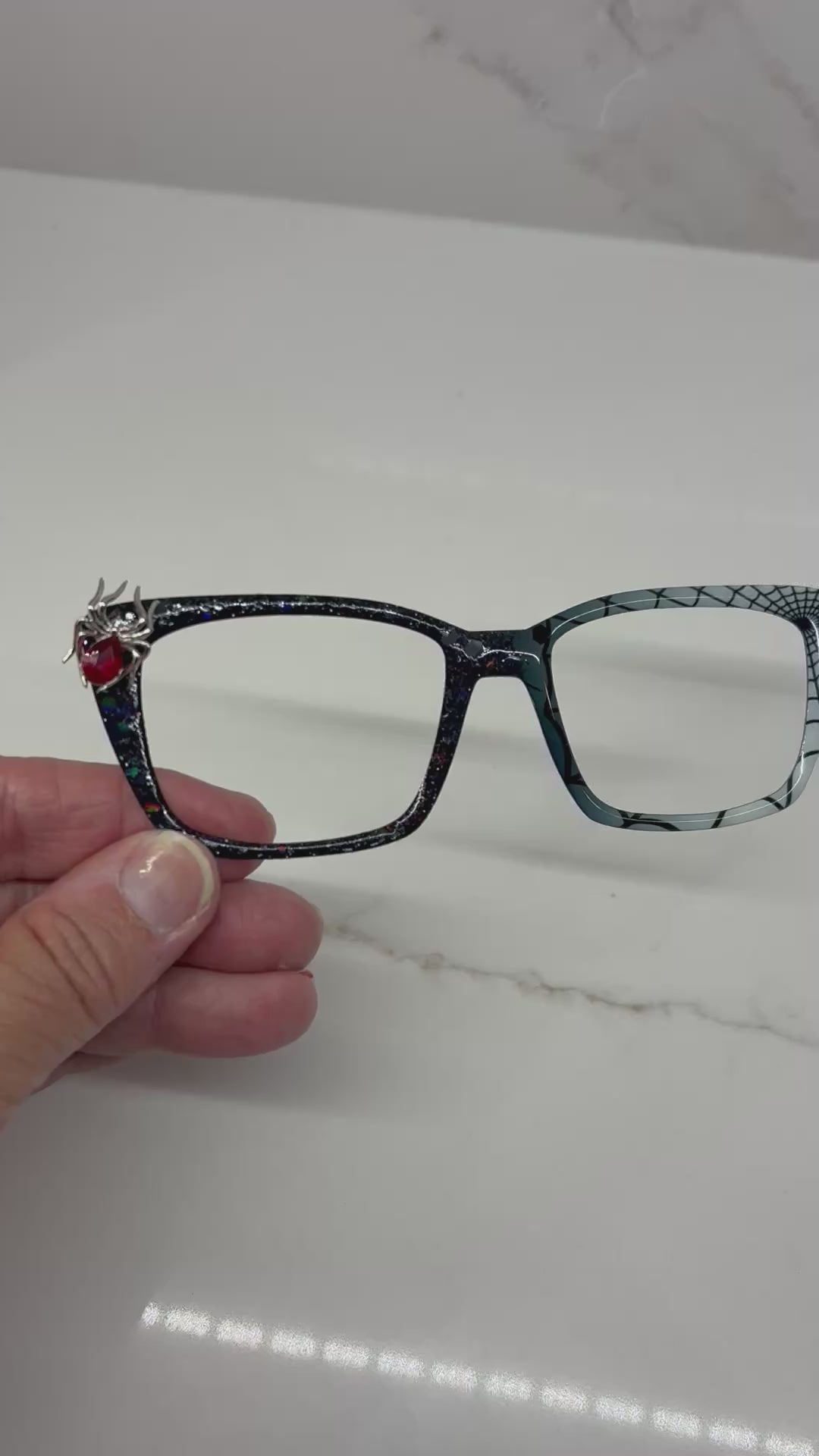 BLACK WIDOW SEDUCTION Eyewear Toppers, comes with N52 magnets