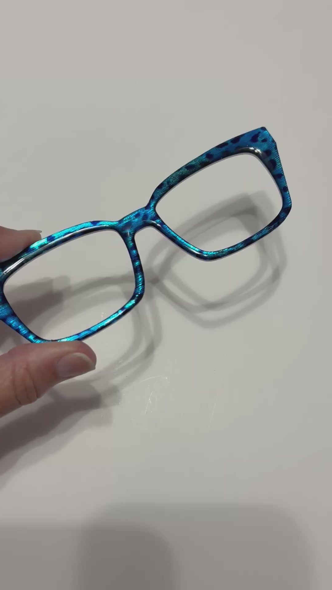 SAPPHIRE SAFARI: GLAMOUR AND GLITZ COLLECTION Eyewear Toppers, comes with N52 magnets