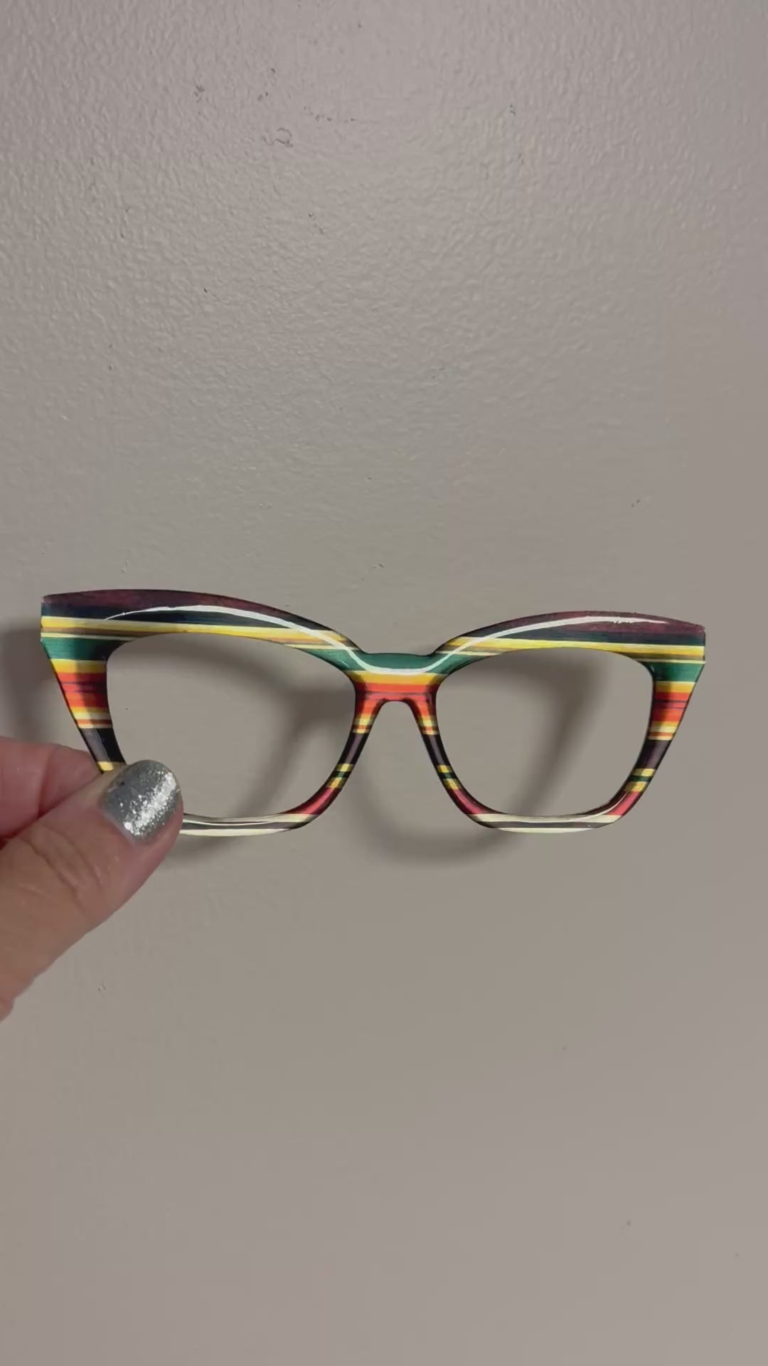 AUTUMN STRIPES Eyewear Toppers, comes with N52 magnets